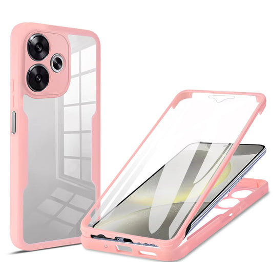 Deksel for Xiaomi Poco F6, Techsuit, ColorVerse 360, Rosa