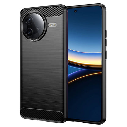 Deksel til Xiaomi Poco F7 Pro, Techsuit, Karbon, Svart
