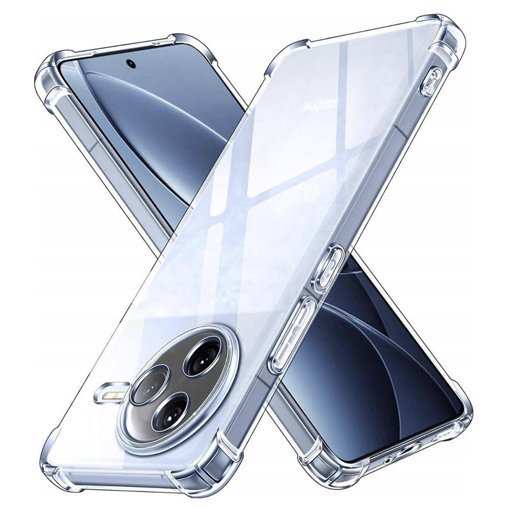 Deksel for Xiaomi Poco F7 Pro, Techsuit, Støtsikker Klar, Transparent