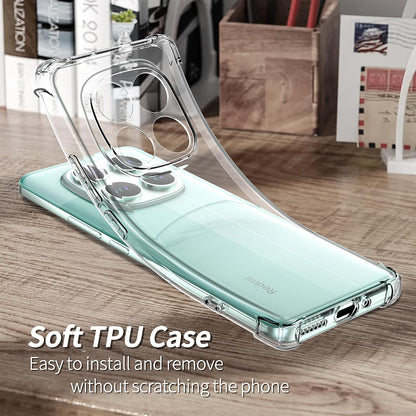 Deksel for Xiaomi Poco F7 Pro, Techsuit, Støtsikker Klar, Transparent
