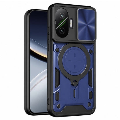Deksel til Xiaomi Poco F7, Techsuit, CamGuard Pro, Blå