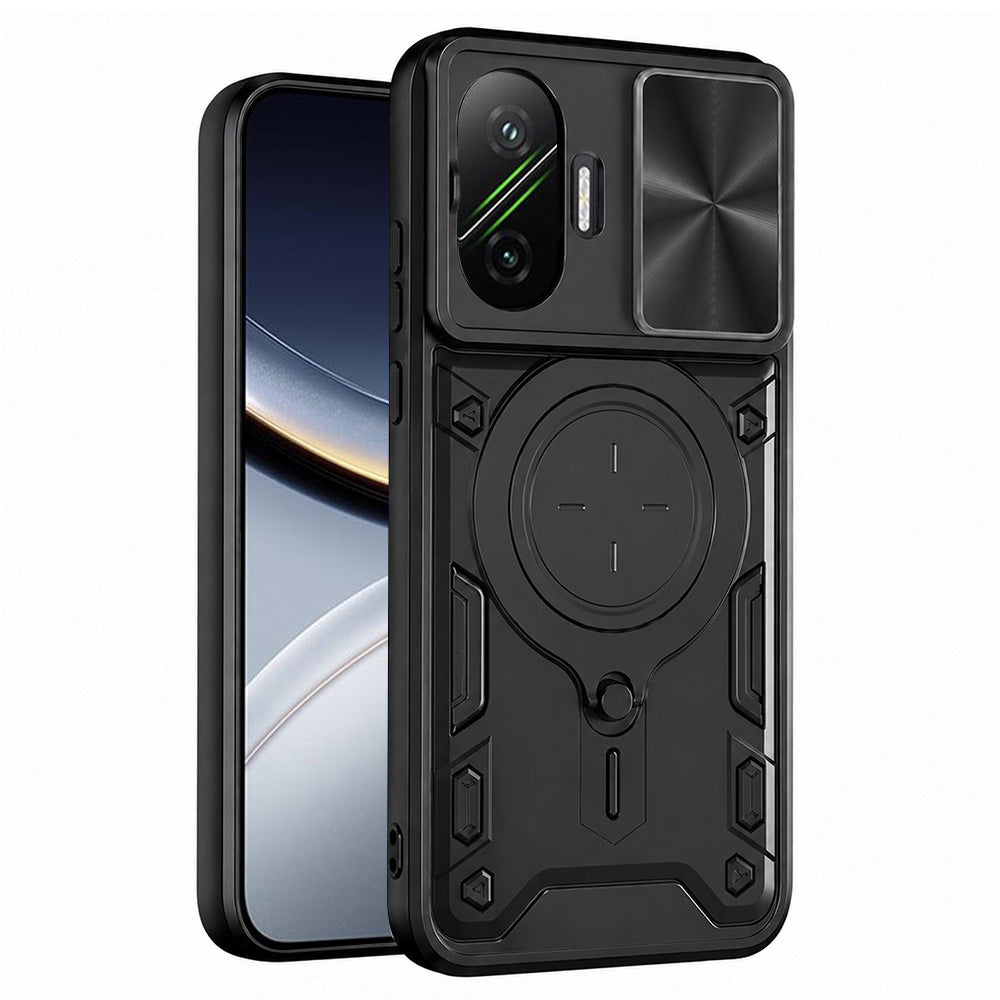 Deksel til Xiaomi Poco F7, Techsuit, CamGuard Pro, Svart