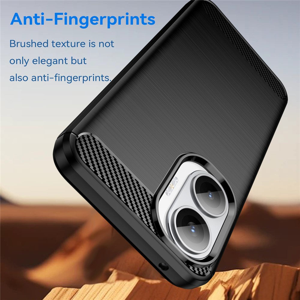 Deksel til Xiaomi Poco F7, Techsuit, Karbon, Svart