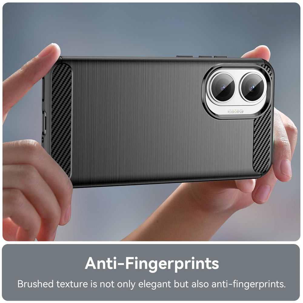 Deksel til Xiaomi Poco F7, Techsuit, Karbon, Svart