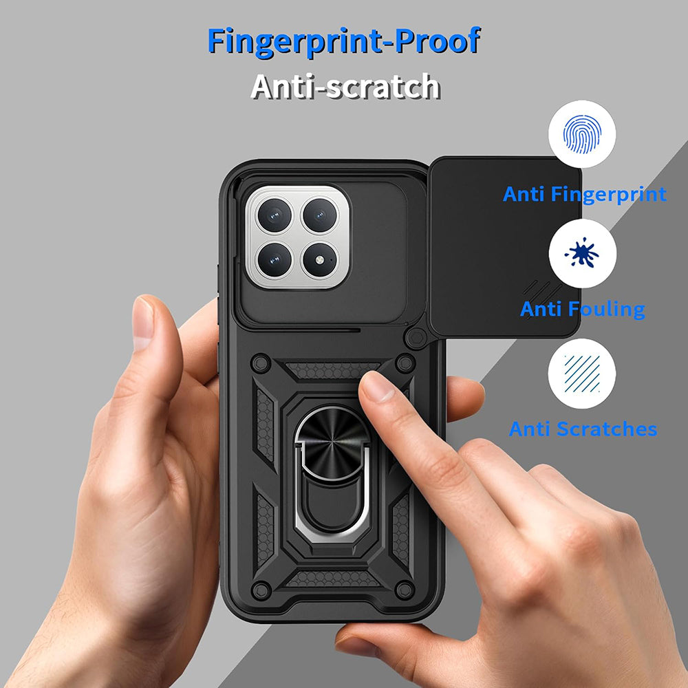 Deksel for Xiaomi Poco F8 Pro, Techsuit, CamShield, Svart