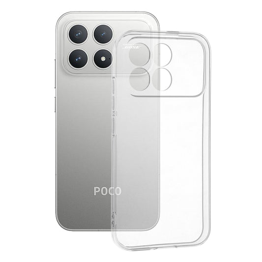 Deksel for Xiaomi Poco F8 Pro, Techsuit, Klar, Gjennomsiktig