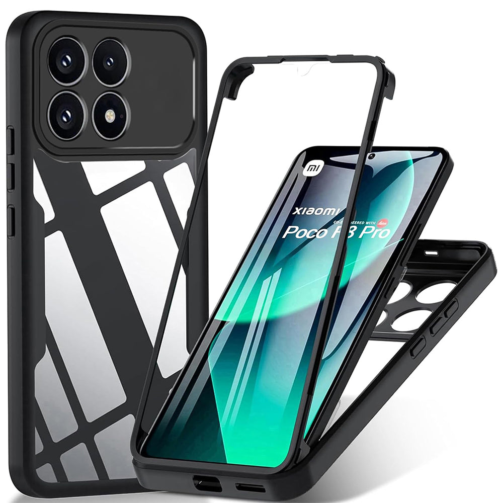 Deksel for Xiaomi Poco F8 Pro, Techsuit, ColorVerse 360, Svart
