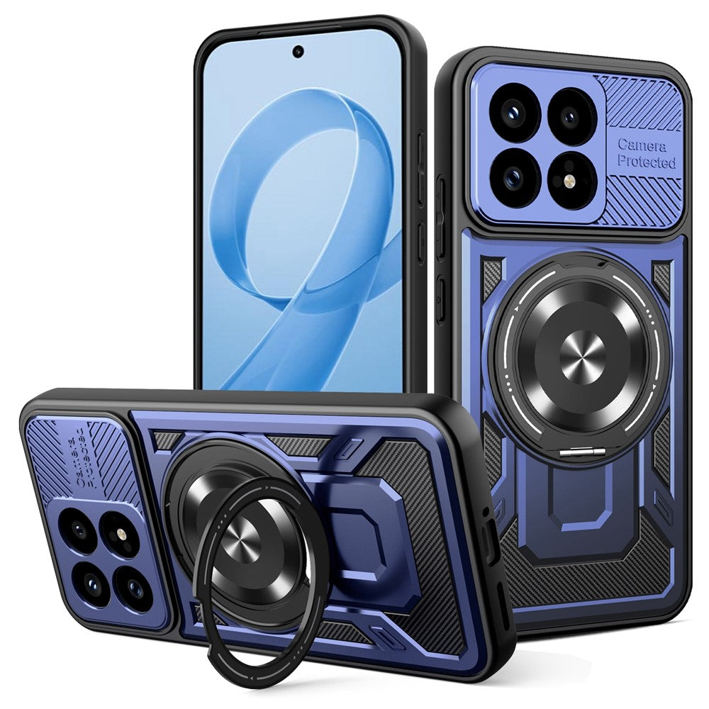 Deksel for Xiaomi Poco F8 Pro, Techsuit, RuggedCam, Blå