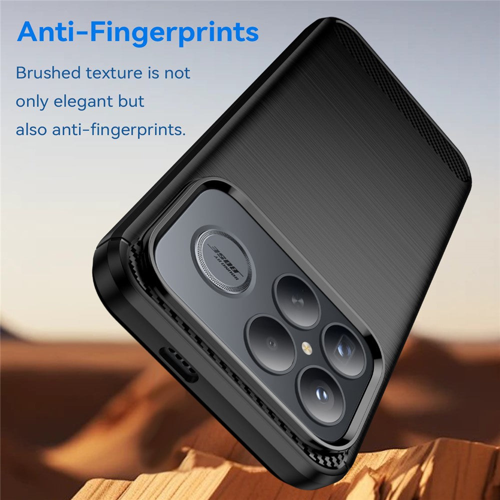 Deksel for Xiaomi Poco F8 Ultra, Techsuit, Karbon, Svart
