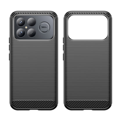 Deksel for Xiaomi Poco F8 Ultra, Techsuit, Karbon, Svart
