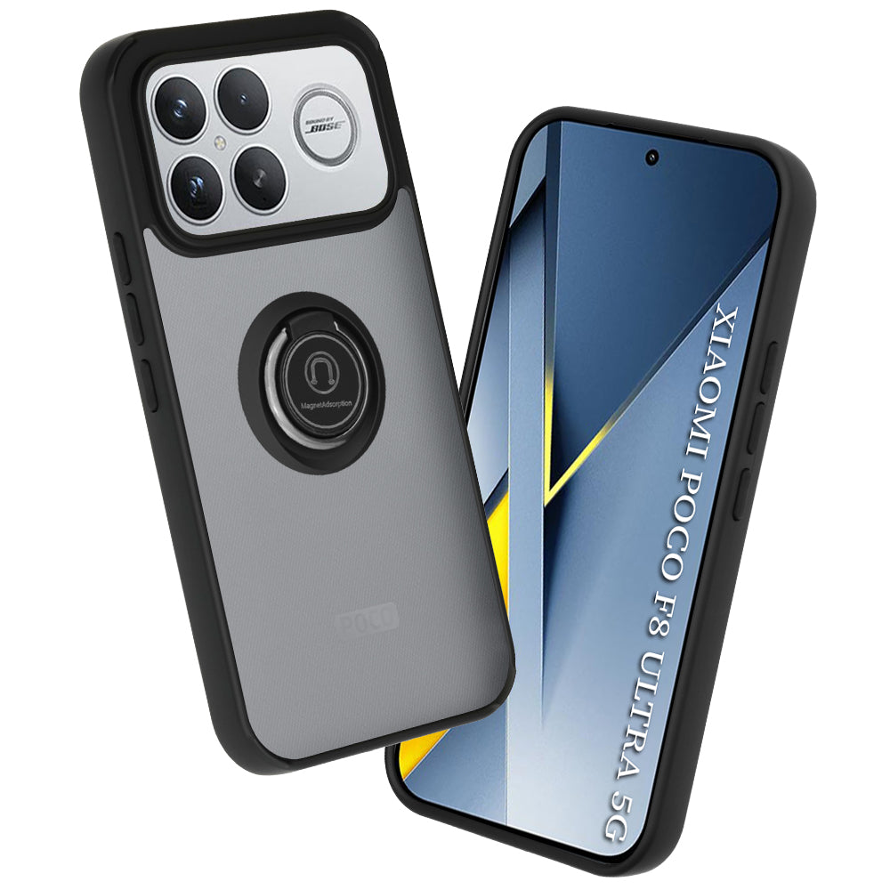 Deksel for Xiaomi Poco F8 Ultra, Techsuit, Glinth, Svart