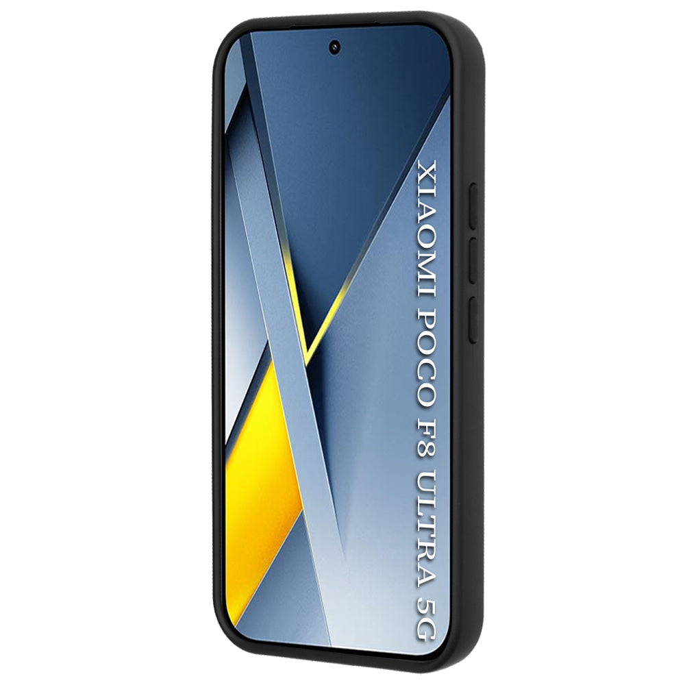 Deksel for Xiaomi Poco F8 Ultra, Techsuit, Glinth, Svart