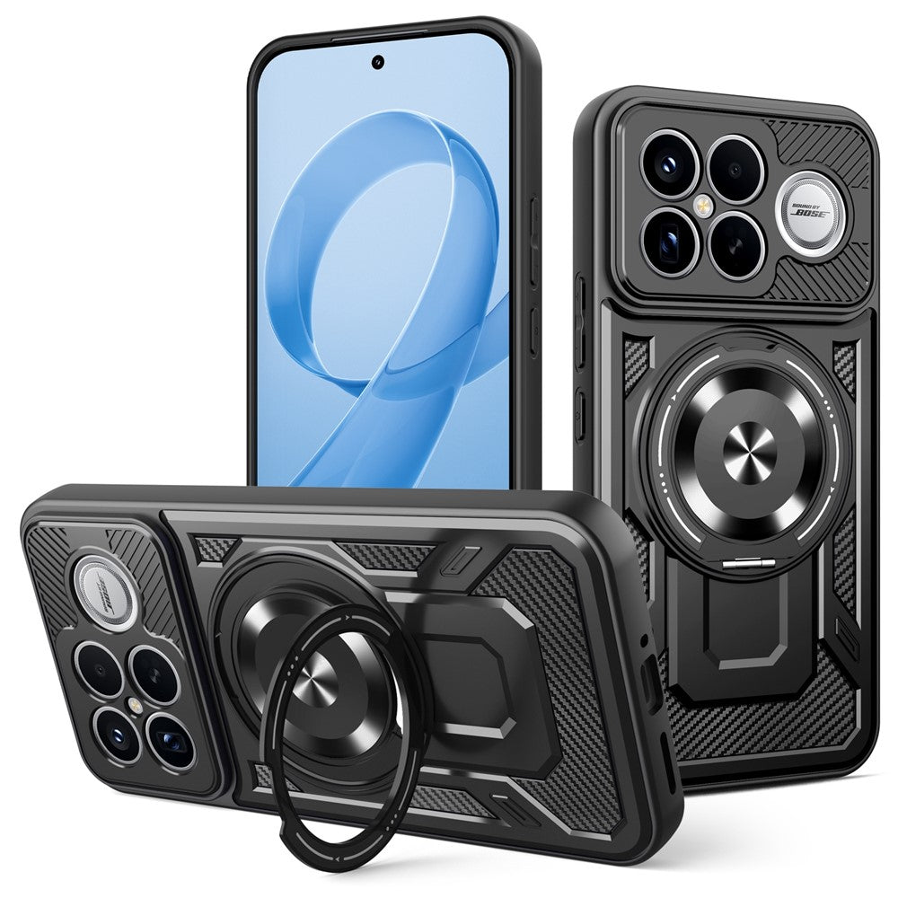 Deksel for Xiaomi Poco F8 Ultra, Techsuit, RuggedCam, Svart