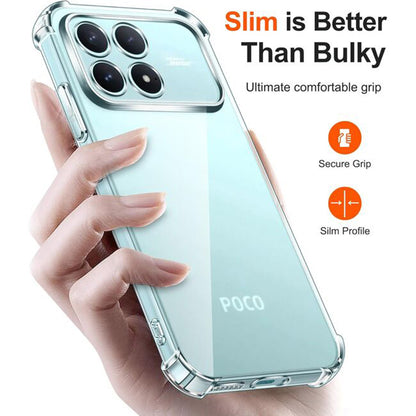 Deksel for Xiaomi Poco F8 Ultra, Techsuit, Shockproof Clear, Gjennomsiktig