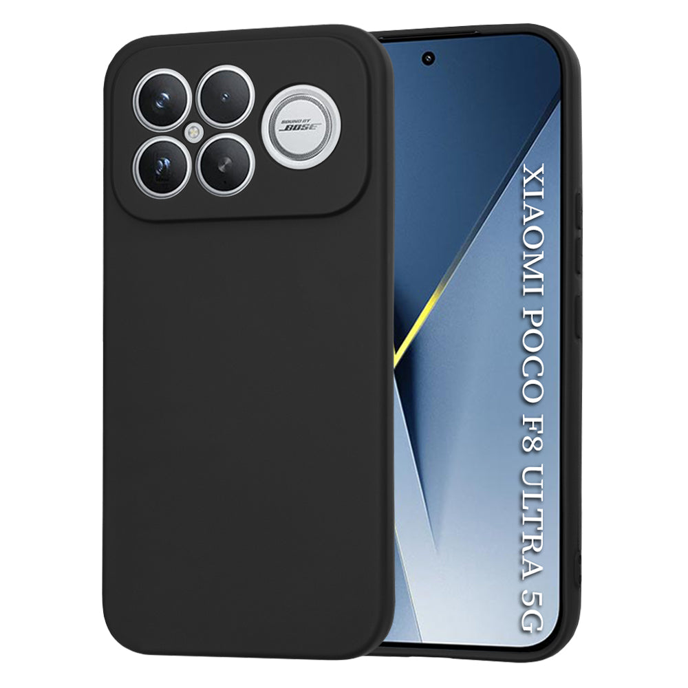 Deksel for Xiaomi Poco F8 Ultra, Techsuit, SoftFlex, Svart
