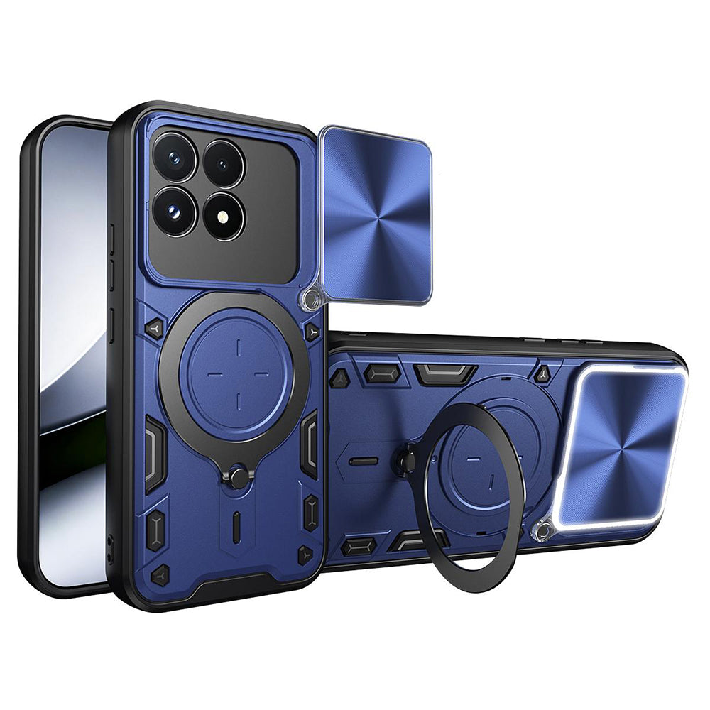 Deksel for Xiaomi Poco F9 Pro, Techsuit, CamGuard Pro, Blå