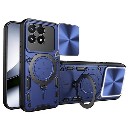 Deksel for Xiaomi Poco F9 Pro, Techsuit, CamGuard Pro, Blå