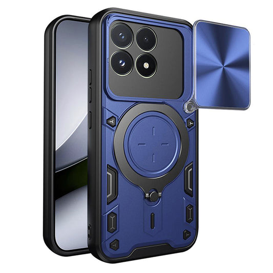 Deksel for Xiaomi Poco F9 Pro, Techsuit, CamGuard Pro, Blå