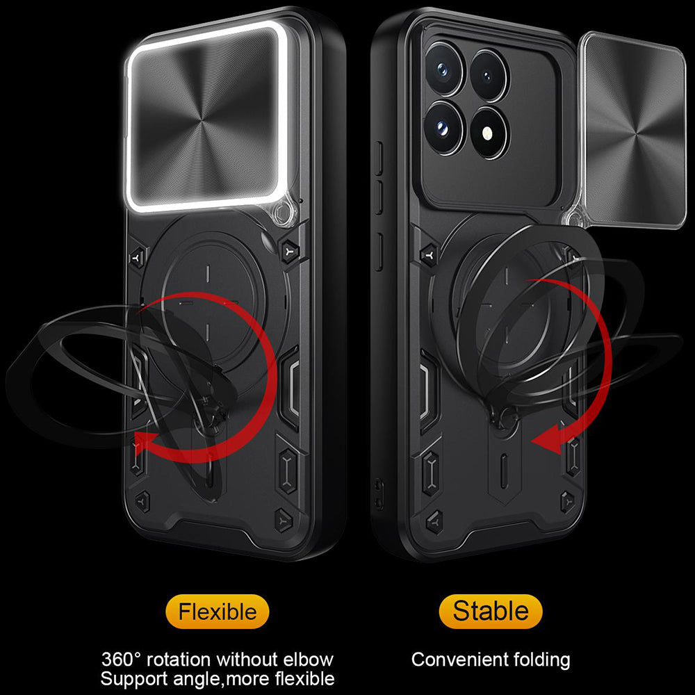 Deksel for Xiaomi Poco F9 Pro, Techsuit, CamGuard Pro, Blå