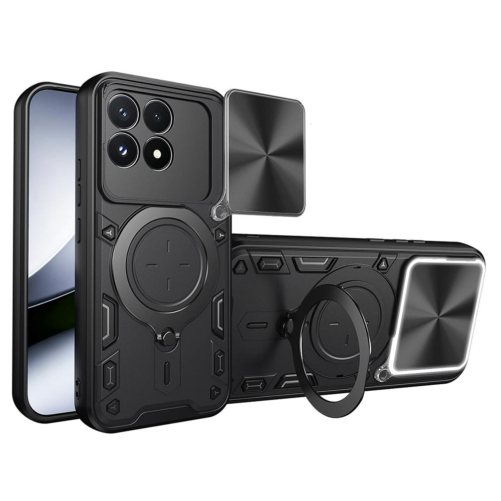 Deksel til Xiaomi Poco F9 Pro, Techsuit, CamGuard Pro, svart