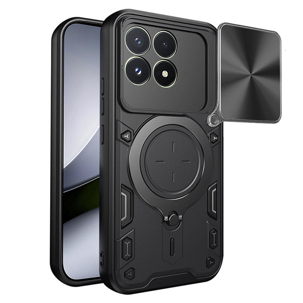 Deksel til Xiaomi Poco F9 Pro, Techsuit, CamGuard Pro, svart