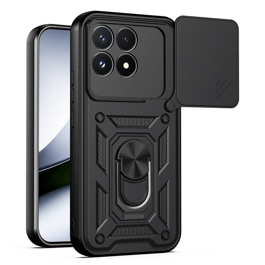 Deksel til Xiaomi Poco F9 Pro, Techsuit, CamShield, Svart