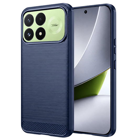 Deksel til Xiaomi Poco F9 Pro, Techsuit, karbon, blå