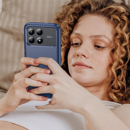 Deksel til Xiaomi Poco F9 Pro, Techsuit, karbon, blå