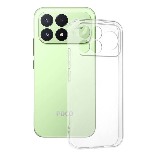Deksel for Xiaomi Poco F9 Pro, Techsuit, Klar, Transparent