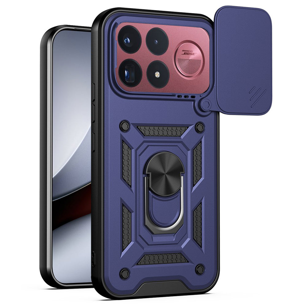 Deksel til Xiaomi Poco F9 Ultra, Techsuit, CamShield, blå