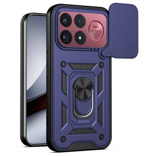 Deksel til Xiaomi Poco F9 Ultra, Techsuit, CamShield, blå