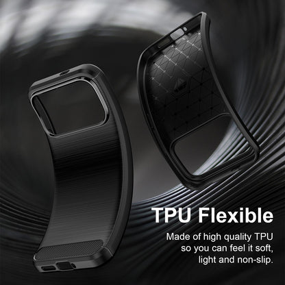 Deksel til Xiaomi Poco F9 Ultra, Techsuit, karbon, svart