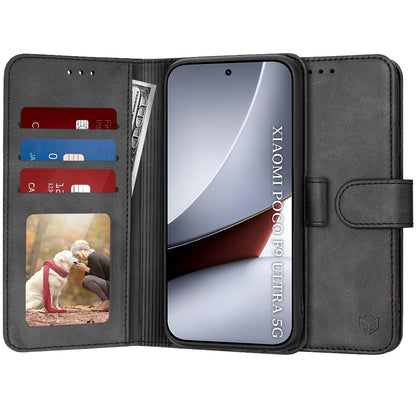 Deksel til Xiaomi Poco F9 Ultra, Techsuit, Diary Book, svart