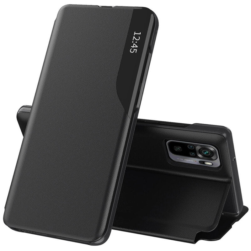 Deksel for Xiaomi Poco M5s / Redmi Note 10S / Note 10, Techsuit, eFold, Svart