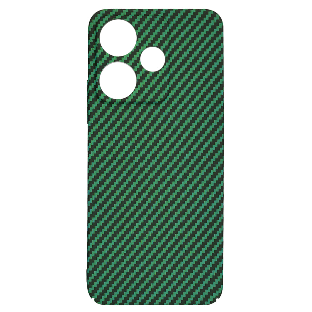 Deksel for Xiaomi Poco M6 4G / Redmi 13, Techsuit, Carbonite FiberShell, Grønn
