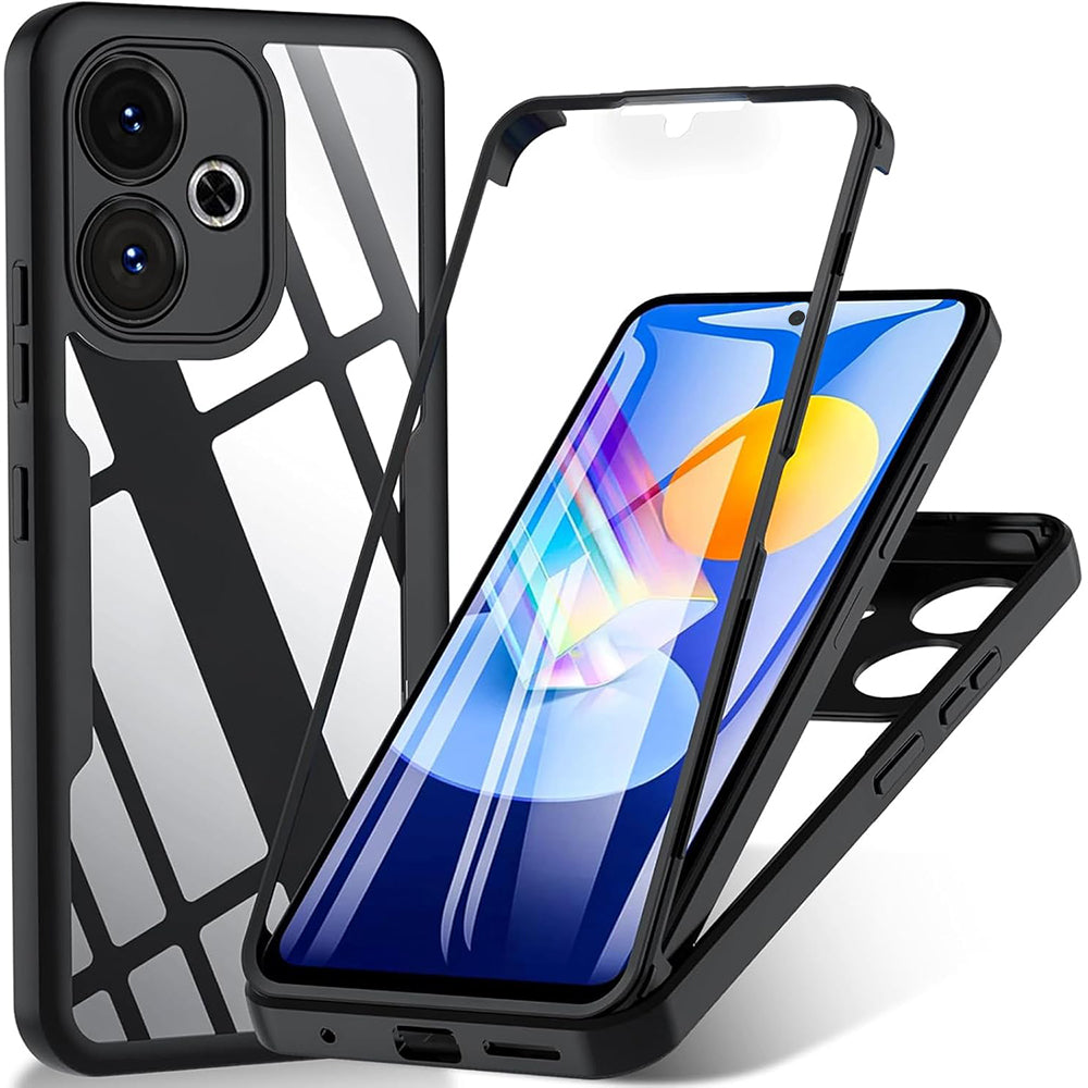 Deksel for Xiaomi Poco M6 4G / Redmi 13, Techsuit, ColorVerse 360, Svart