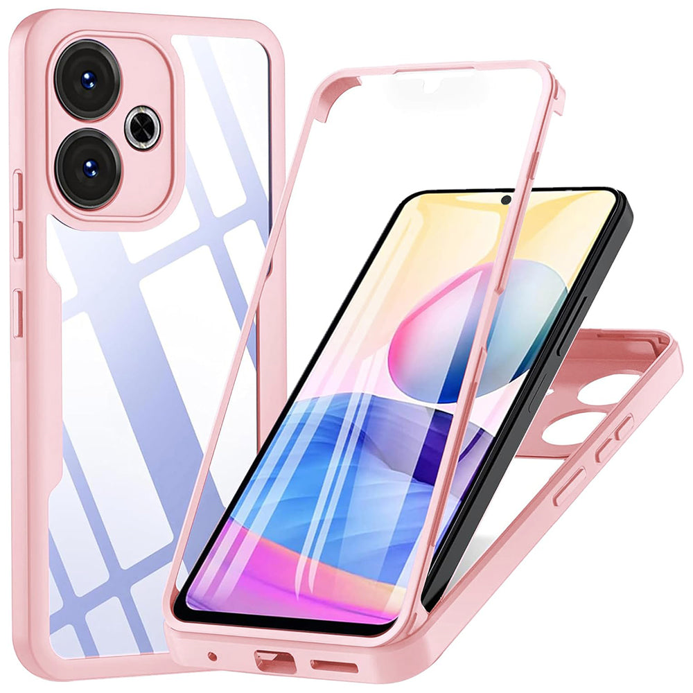 Deksel for Xiaomi Poco M6 4G / Redmi 13, Techsuit, ColorVerse 360, Rosa