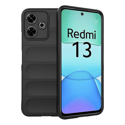 Deksel for Xiaomi Poco M6 4G / Redmi 13, Techsuit, Magic Shield, Svart