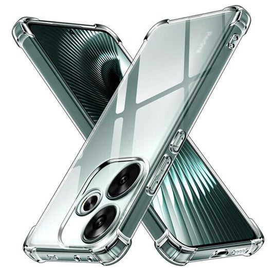 Deksel for Xiaomi Poco M6 4G / Redmi 13, Techsuit, Støtsikker Klar, Transparent