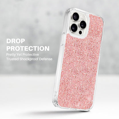 Deksel for Xiaomi Poco M6 / C65 / Redmi 13C 5G / 13C, Techsuit, Sparkly Glitter, Rosa