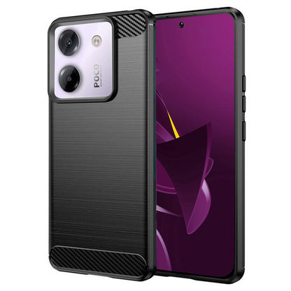 Deksel til Xiaomi Poco M7 Pro 5G, Techsuit, Karbon, Svart