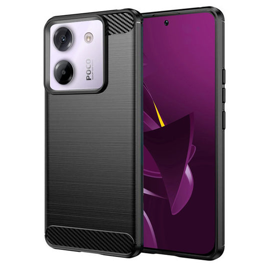 Deksel til Xiaomi Poco M7 Pro 5G, Techsuit, Karbon, Svart