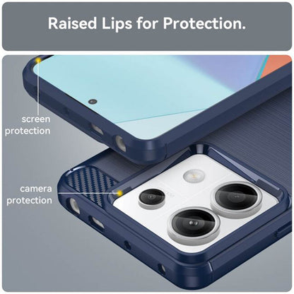 Deksel til Xiaomi Poco M7 Pro 5G, Techsuit, Karbon, Svart