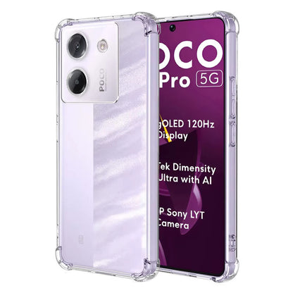 Deksel til Xiaomi Poco M7 Pro 5G, Techsuit, Støtsikker Klar, Transparent