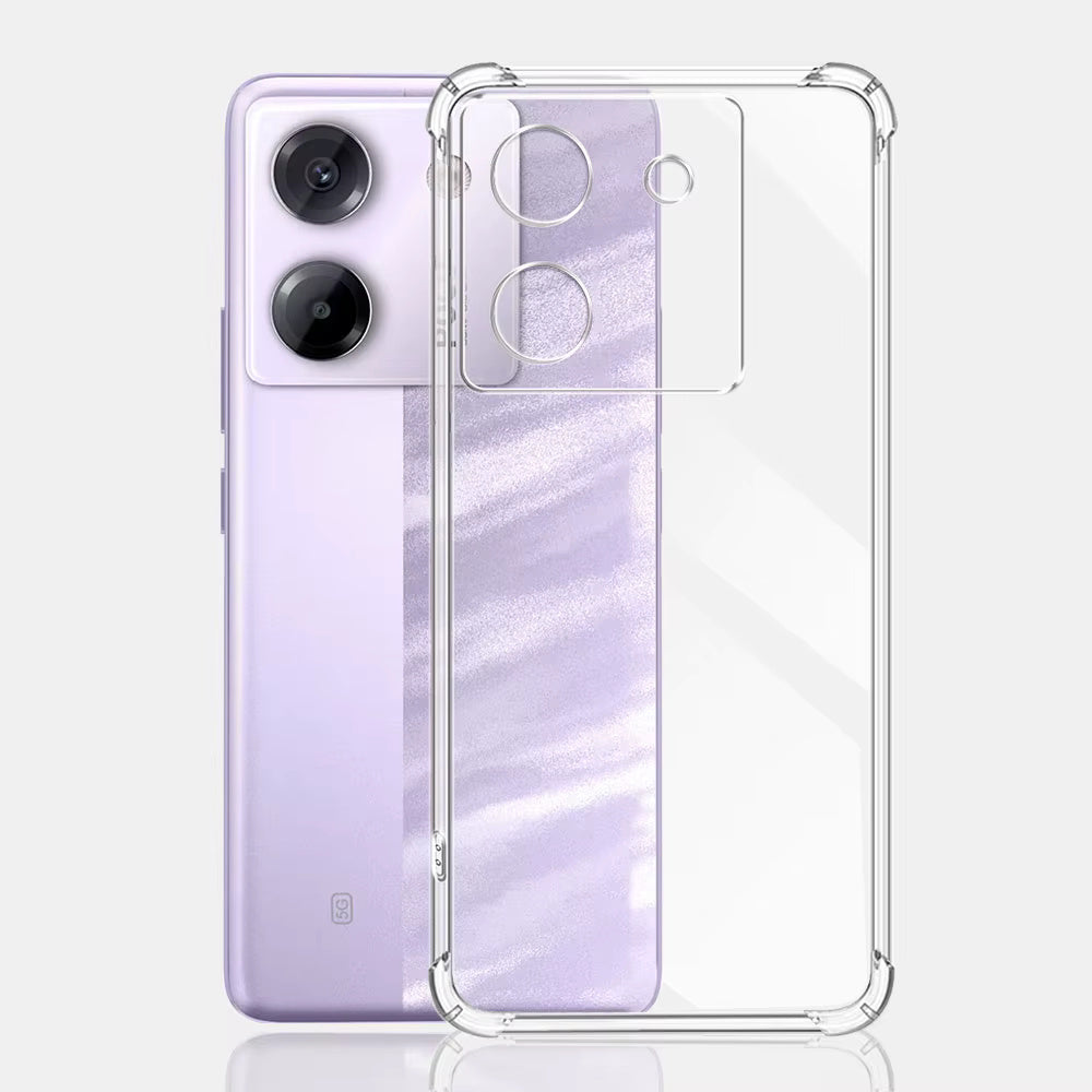 Deksel til Xiaomi Poco M7 Pro 5G, Techsuit, Støtsikker Klar, Transparent