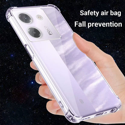 Deksel til Xiaomi Poco M7 Pro 5G, Techsuit, Støtsikker Klar, Transparent