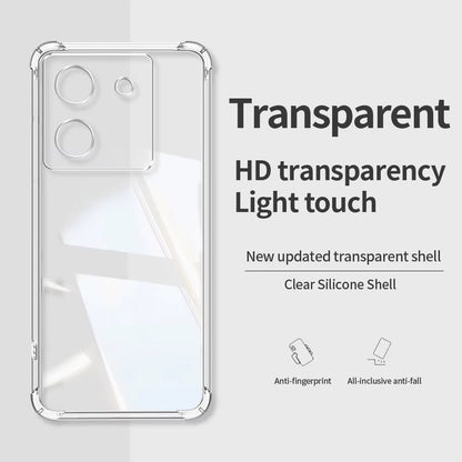 Deksel til Xiaomi Poco M7 Pro 5G, Techsuit, Støtsikker Klar, Transparent