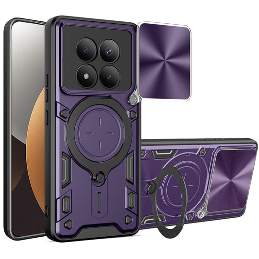 Deksel for Xiaomi Poco M8 Pro / Redmi Note 15 Pro+ 5G, Techsuit, CamGuard Pro, Lilla