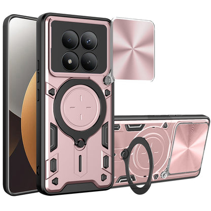 Deksel for Xiaomi Poco M8 Pro / Redmi Note 15 Pro+ 5G, Techsuit, CamGuard Pro, Roségull