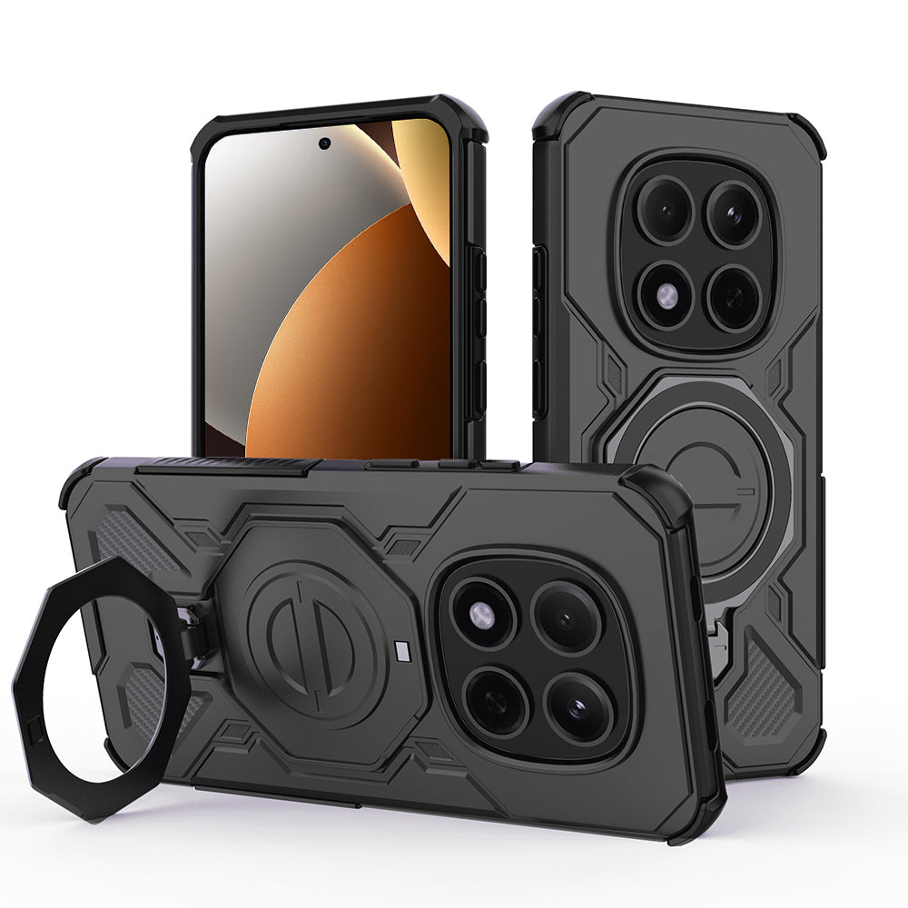 Deksel for Xiaomi Poco M8 Pro / Redmi Note 15 Pro+ 5G, Techsuit, Carbon Shield Pro, Svart